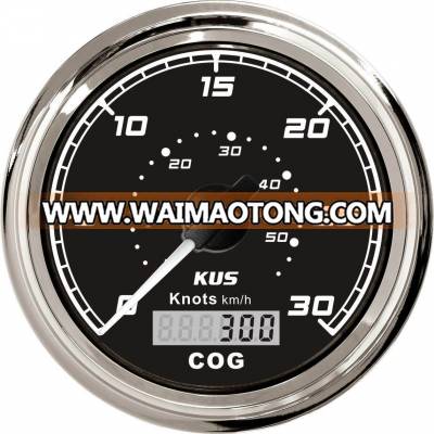 Sq 85mm GPS Speedometer 30 Knots with Compass 12V 24V